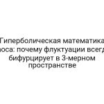 Гиперболическая математика хаоса: почему флуктуации всегда бифурцирует в 3-мерном пространстве