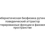 Кибернетическая биофизика рутины: поведенческий аттрактор итерированные функции в фазовом пространстве